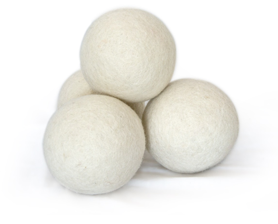 Handmade wool dryer balls